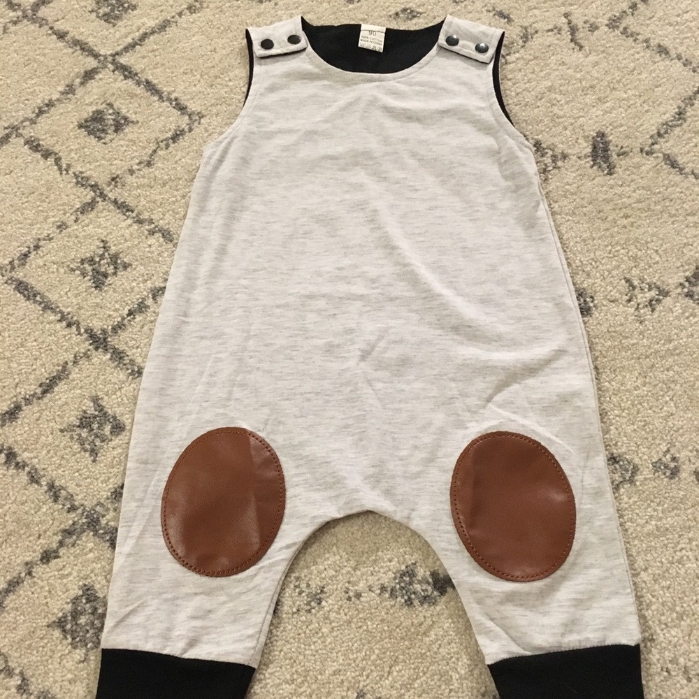 Hipster baby overall romper outfit tank top outfit
